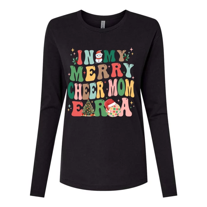 In My Merry Cheer Mom Era Christmas Funny Gift Womens Cotton Relaxed Long Sleeve T-Shirt