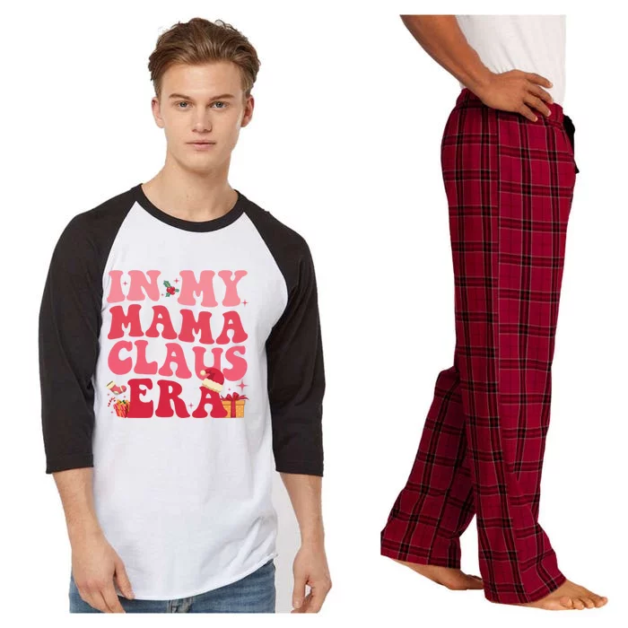 In My Mama Claus Era Gift Raglan Sleeve Pajama Set