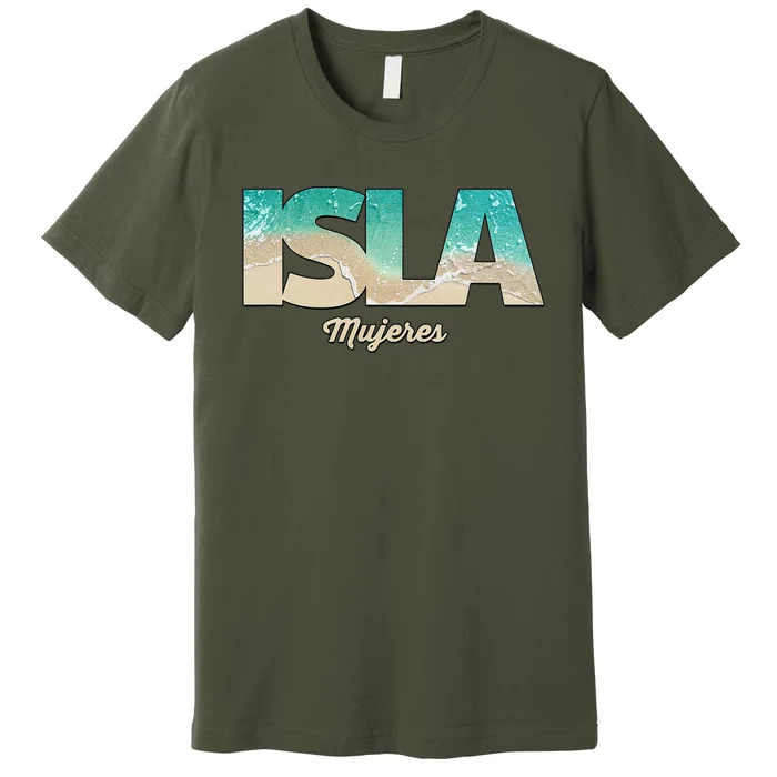 Isla Mujeres Mexico Beach Vibes Beaches Premium T-Shirt