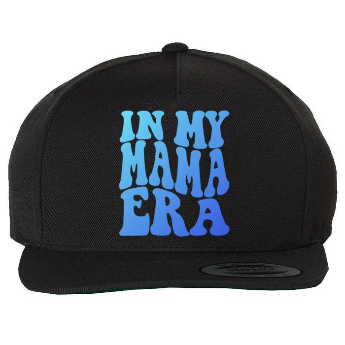 In My Mama Era Lover Groovy Retro Mom Mothers Day Cute Gift Wool Snapback Cap