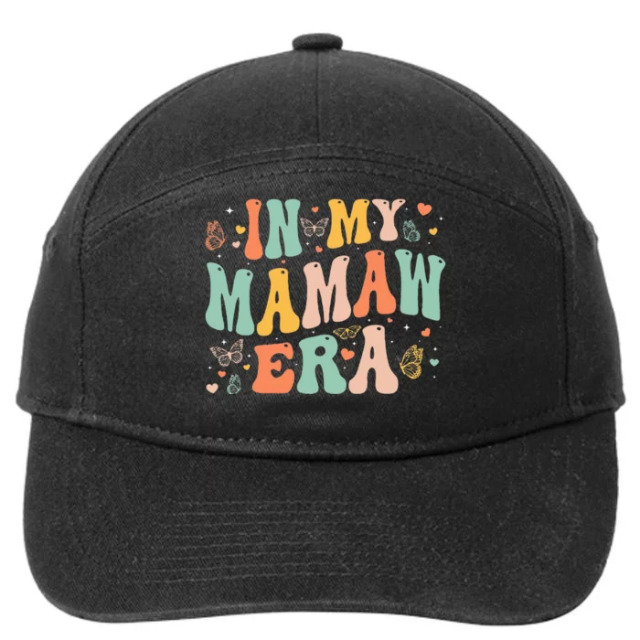 In My Mamaw Era Mothers Day Gifts 7-Panel Snapback Hat