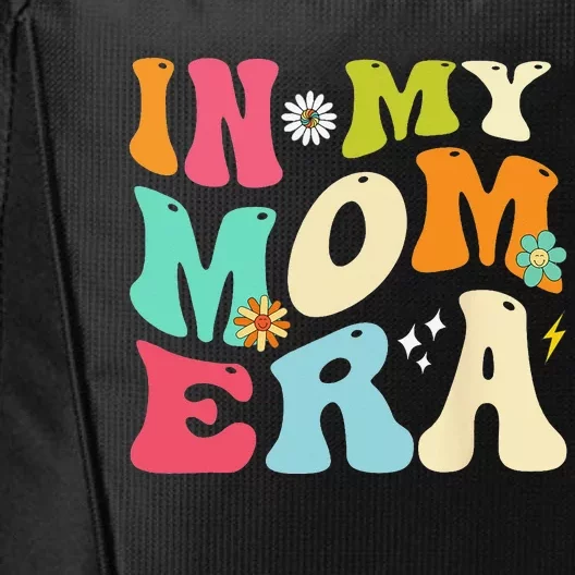 In My Mom Era Lover Groovy Retro Mom Mother's Day City Backpack