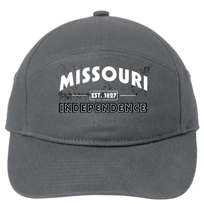 Independence Mo Missouri Pride Hometown Tourist Holidays 7-Panel Snapback Hat