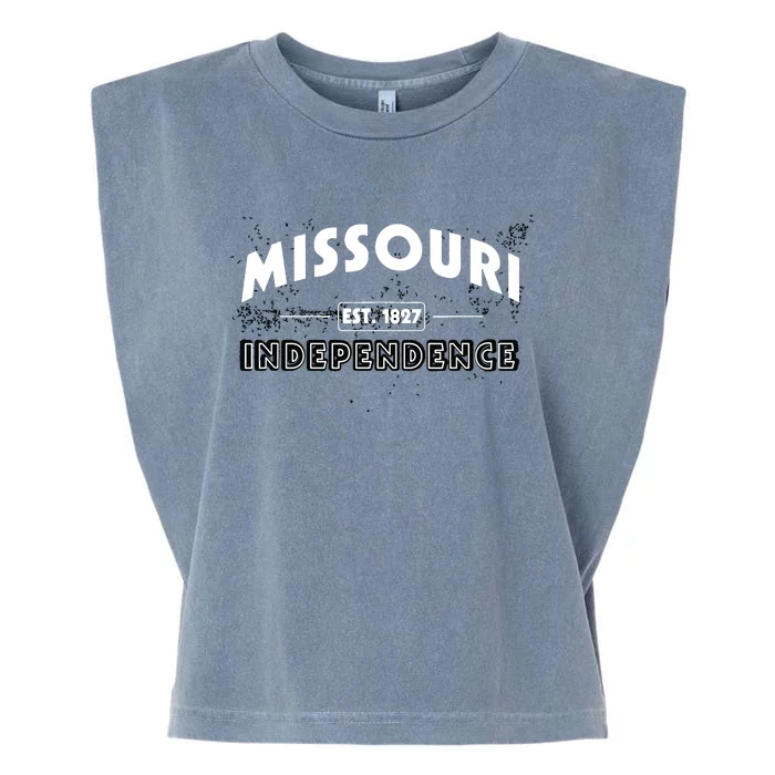 Independence Mo Missouri Pride Hometown Tourist Holidays Garment-Dyed Women's Muscle Tee