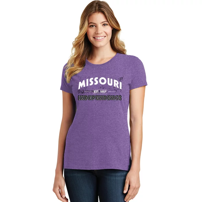 Independence Mo Missouri Pride Hometown Tourist Holidays Women's T-Shirt