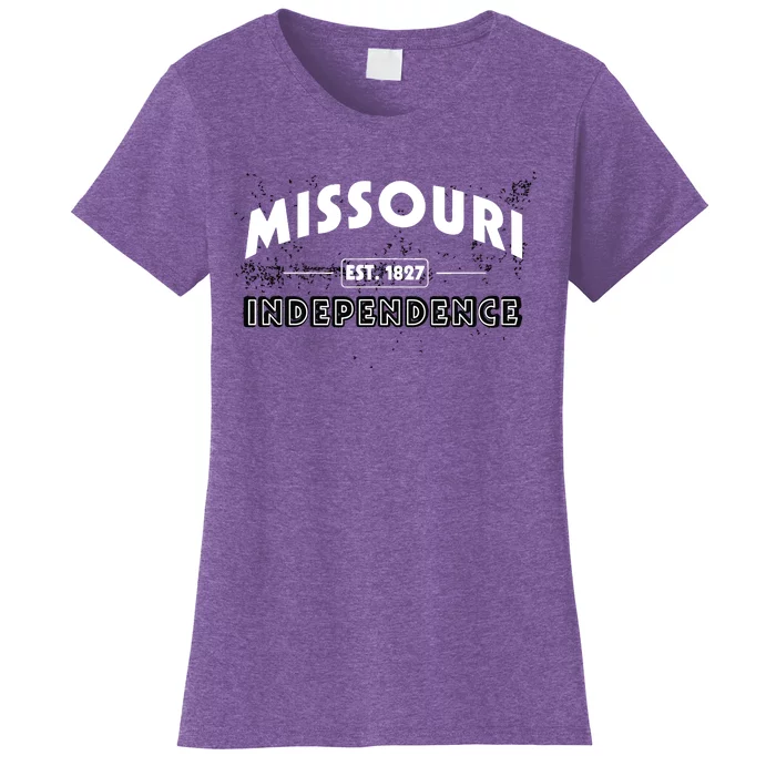 Independence Mo Missouri Pride Hometown Tourist Holidays Women's T-Shirt