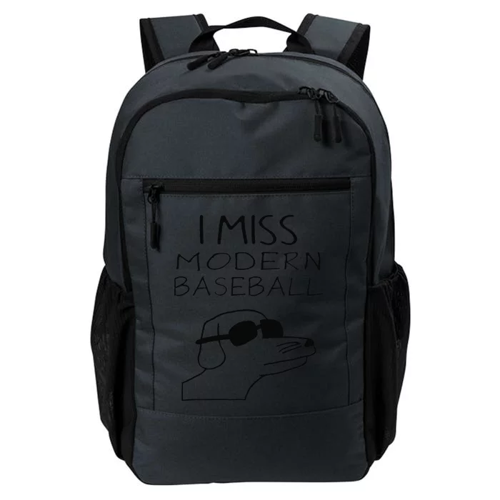 I Miss Modern Baseball Funny Dog Sport Lover Daily Commute Backpack