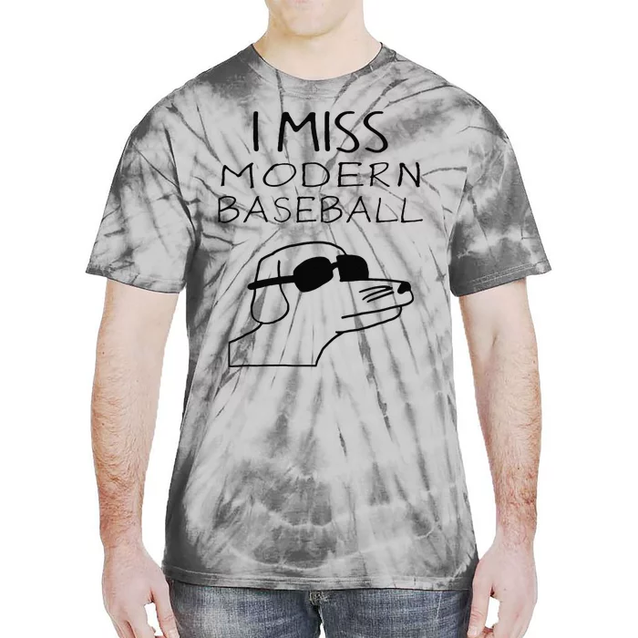 I Miss Modern Baseball Funny Dog Sport Lover Tie-Dye T-Shirt