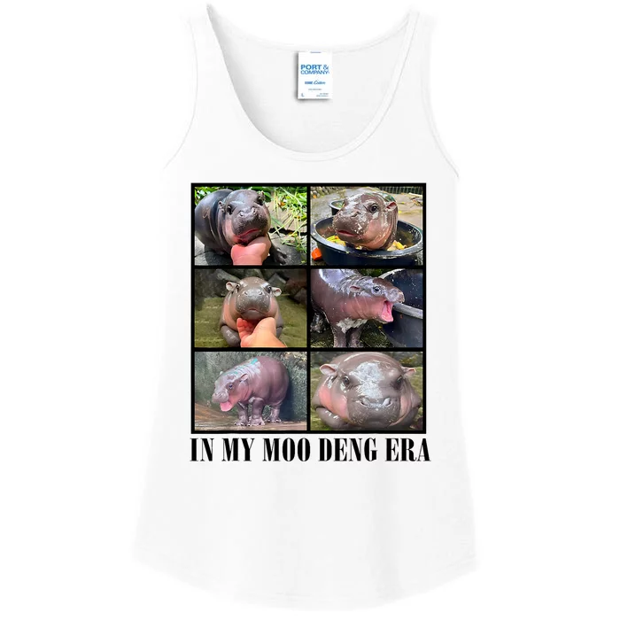 In My Moo Deng Era  Moo Deng Lover Ladies Essential Tank