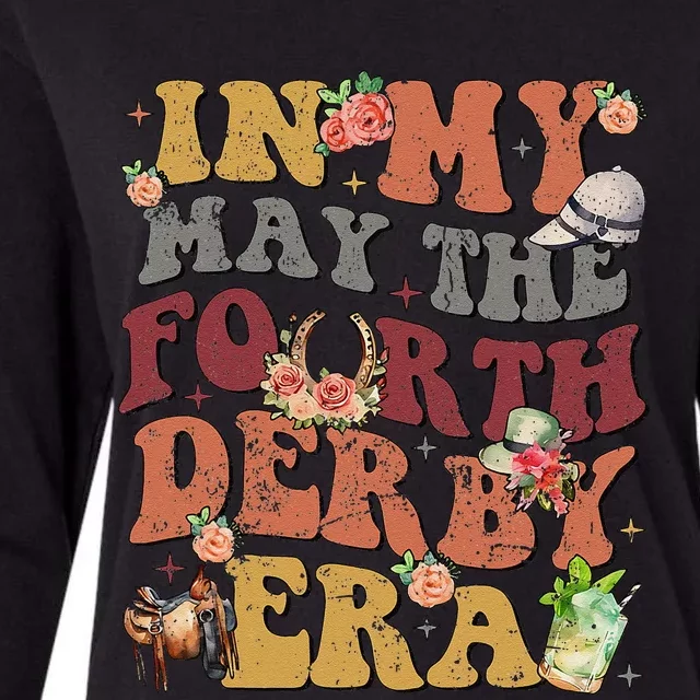 In My May The Fourth Derby Horse Racing 2024 Womens Cotton Relaxed Long Sleeve T-Shirt