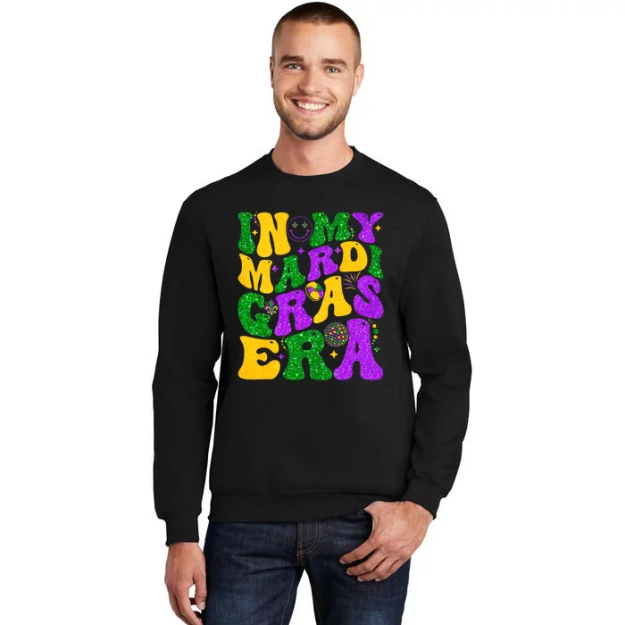 In My Mardi Gras Era Festival Retro Carnival Holiday Sweatshirt