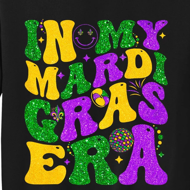 In My Mardi Gras Era Festival Retro Carnival Holiday Sweatshirt