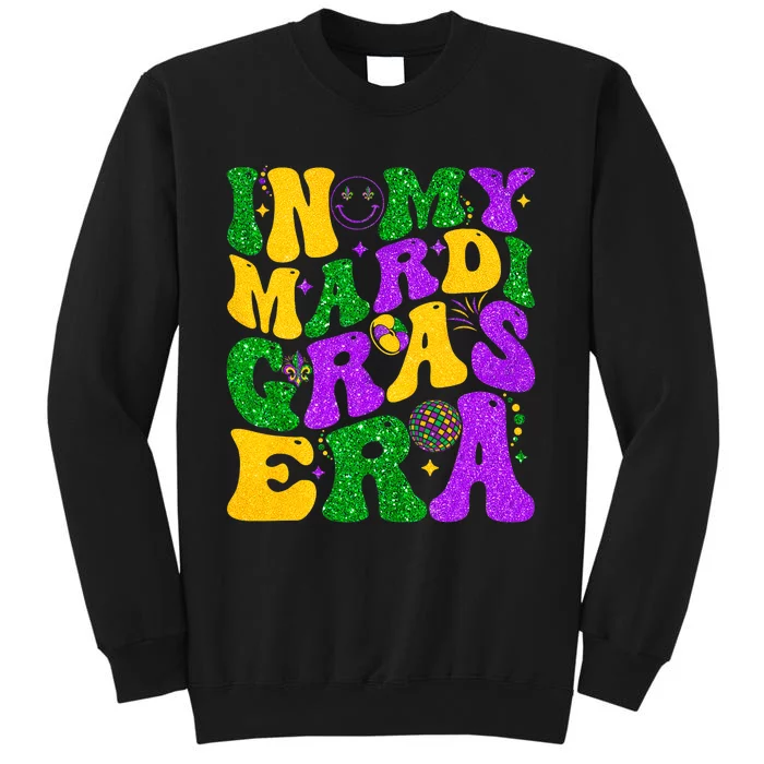 In My Mardi Gras Era Festival Retro Carnival Holiday Sweatshirt