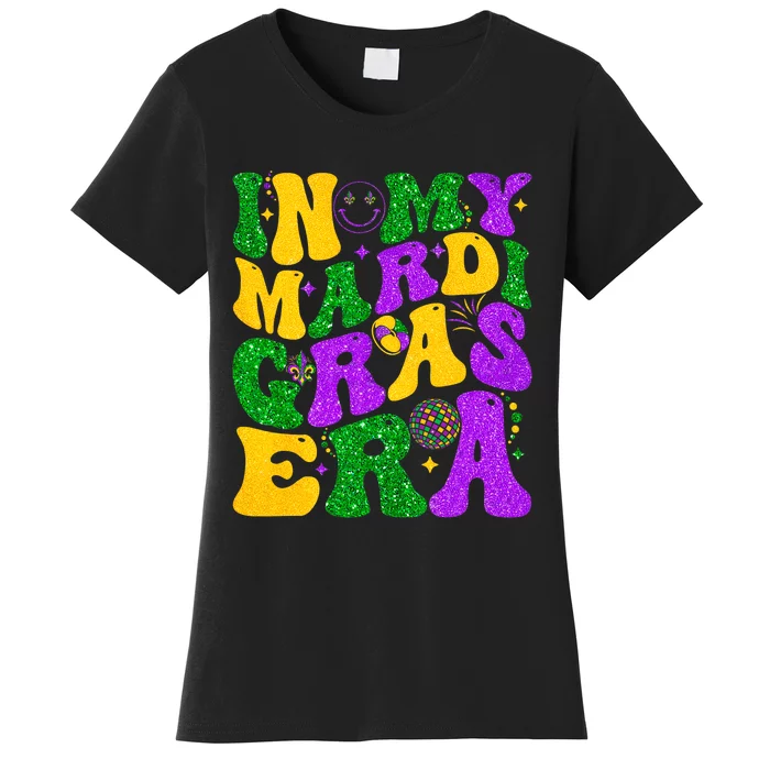 In My Mardi Gras Era Festival Retro Carnival Holiday Women's T-Shirt