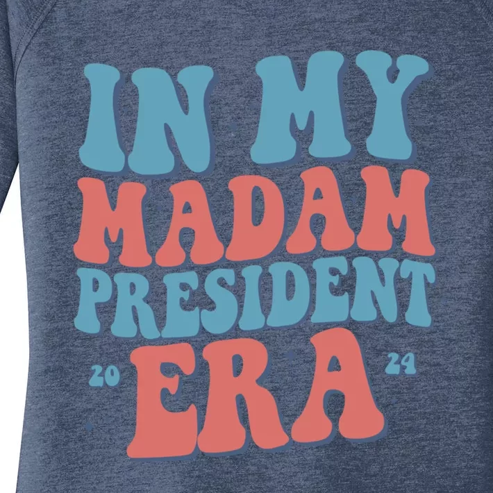 In My Madam President Era Kamala Harris 2024 Gift Women's Perfect Tri Tunic Long Sleeve Shirt