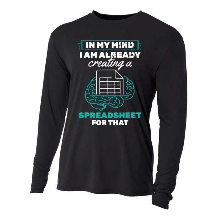 In My Mind Creating Spreadsheet Accountant Spreadsheet Cooling Performance Long Sleeve Crew