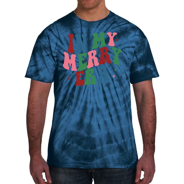 In My Merry Era Christmas Holiday Tie-Dye T-Shirt