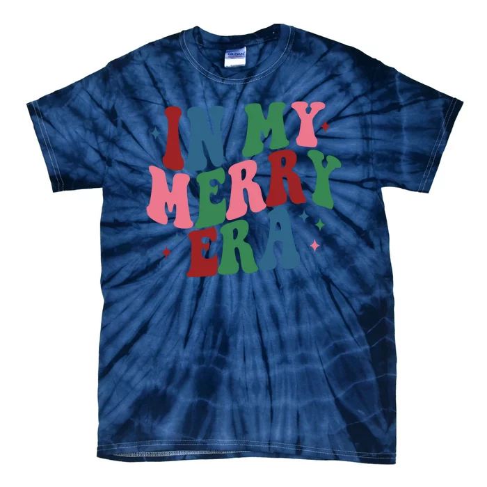 In My Merry Era Christmas Holiday Tie-Dye T-Shirt