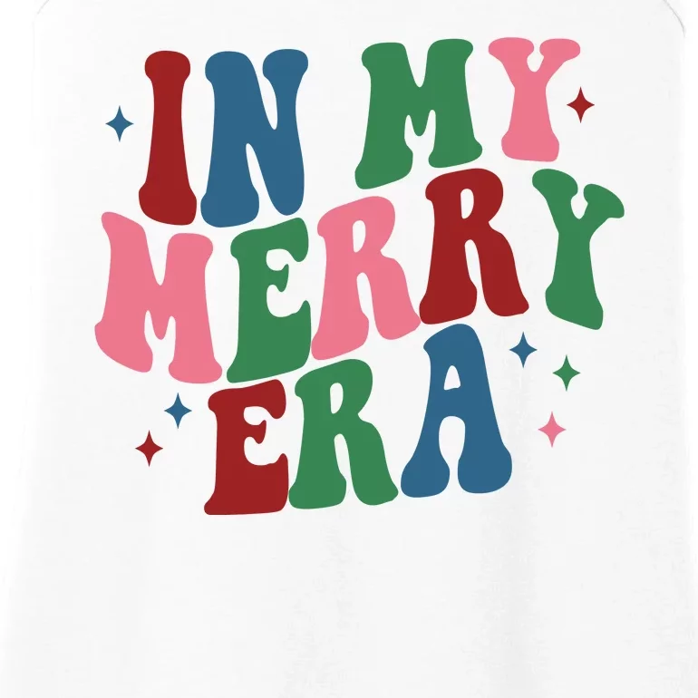 In My Merry Era Christmas Holiday Ladies Essential Tank