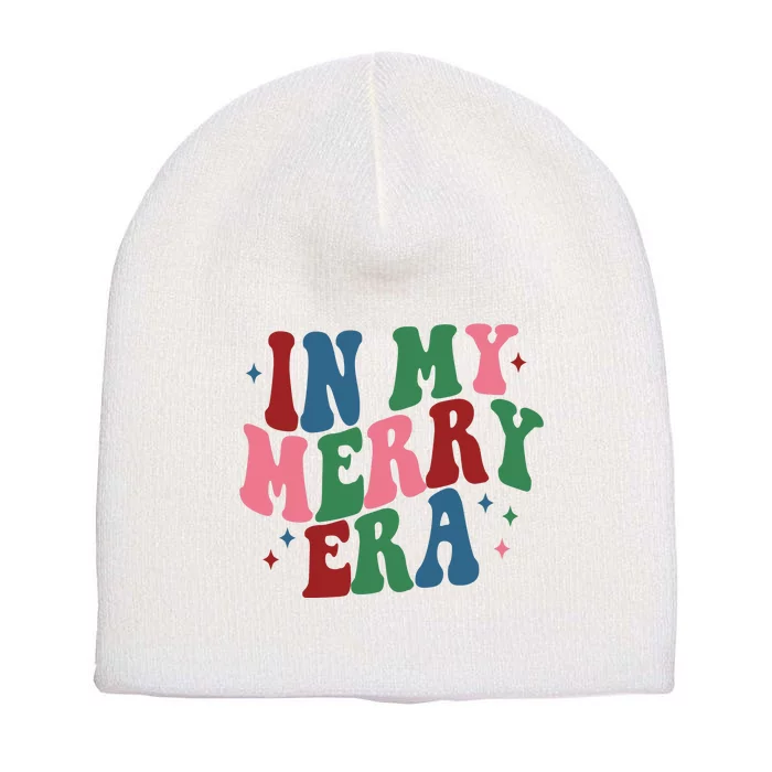 In My Merry Era Christmas Holiday Short Acrylic Beanie