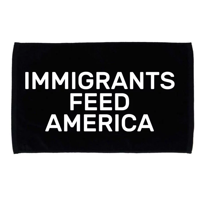 Immigrants Feed America Microfiber Hand Towel