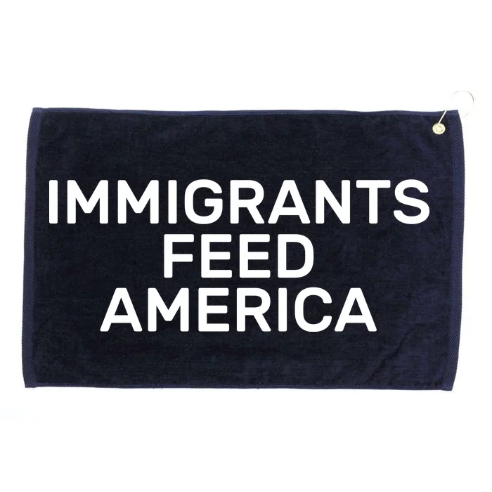 Immigrants Feed America Grommeted Golf Towel