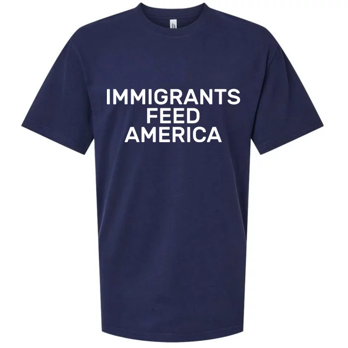 Immigrants Feed America Sueded Cloud Jersey T-Shirt