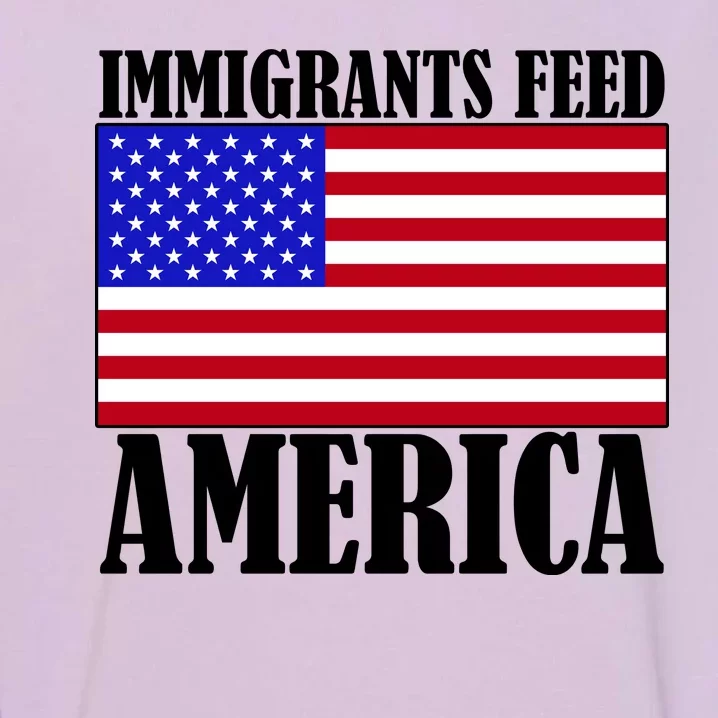 Immigrants Feed America US Flag Garment-Dyed Sweatshirt