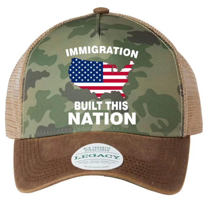 Immigration Built This Nation Legacy Tie Dye Trucker Hat