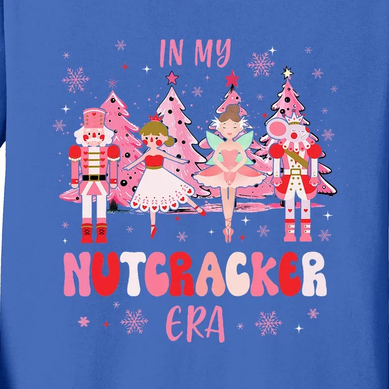 In My Nutcracker Era Christmas Nutcracker Ballet Festive Kids Long Sleeve Shirt