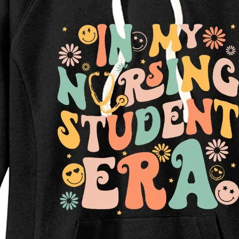 In My Nursing Student Era Funny Future Nurse Nursing School Women's Fleece Hoodie