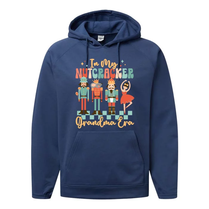 In My Nutcracker Grandma Era Christmas Nutcracker Ballet Performance Fleece Hoodie