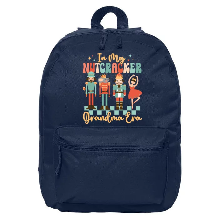 In My Nutcracker Grandma Era Christmas Nutcracker Ballet 16 in Basic Backpack