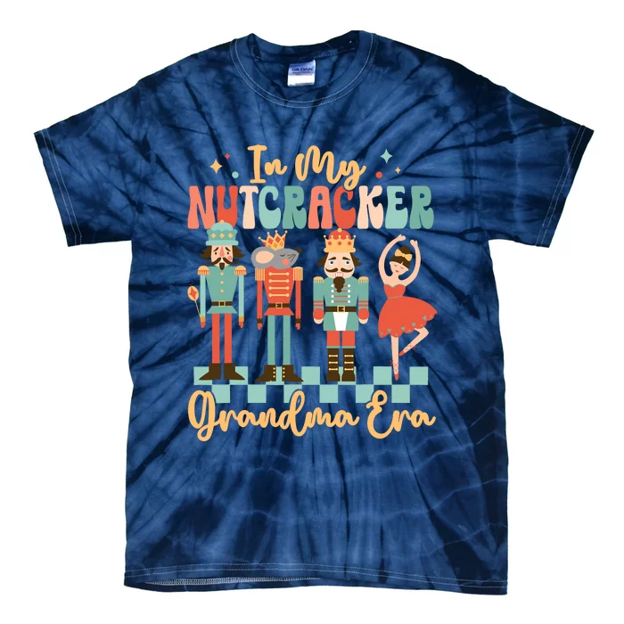 In My Nutcracker Grandma Era Christmas Nutcracker Ballet Tie-Dye T-Shirt