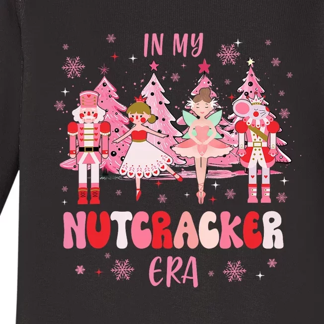 In My Nutcracker Era Christmas Nutcracker Ballet Festive Baby Long Sleeve Bodysuit