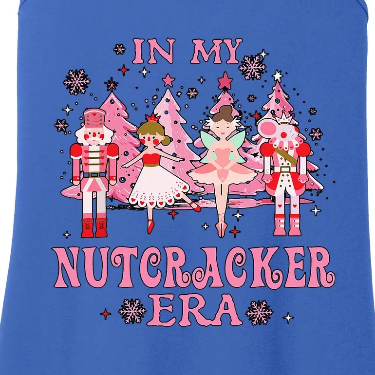 In My Nutcracker Era Christmas Nutcracker Ballet Festive Ladies Essential Tank