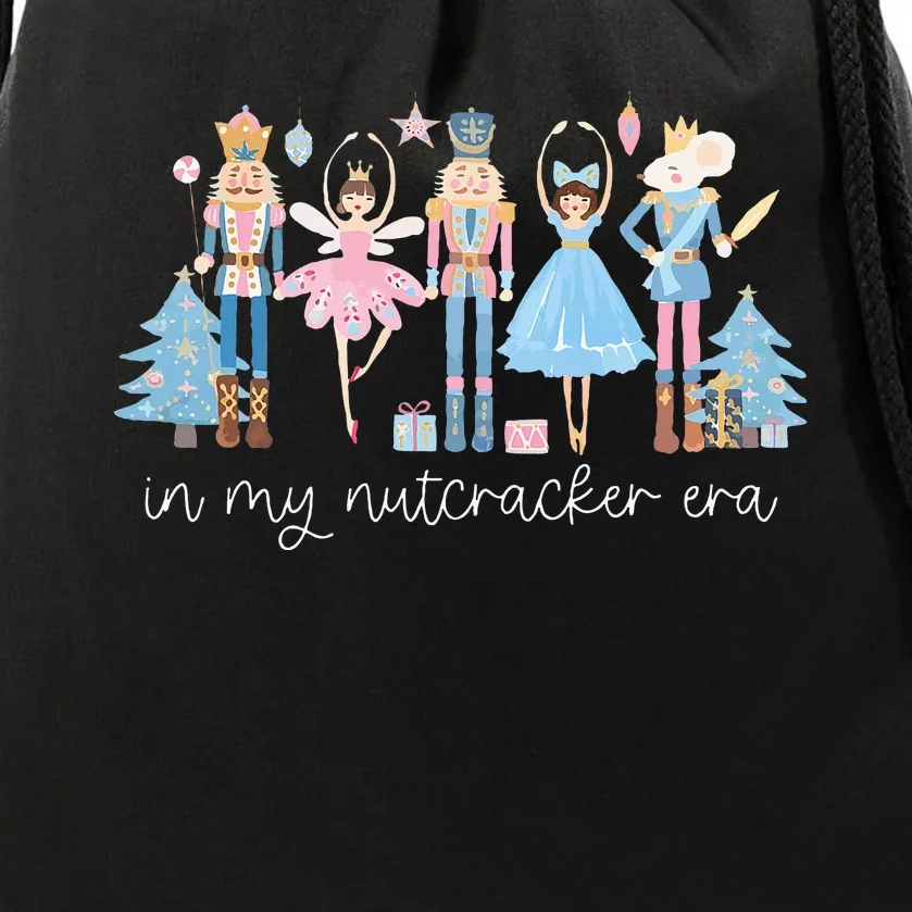 In My Nutcracker Era Christmas Nutcracker Ballet Festive Drawstring Bag