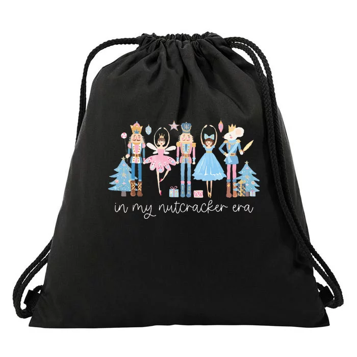 In My Nutcracker Era Christmas Nutcracker Ballet Festive Drawstring Bag