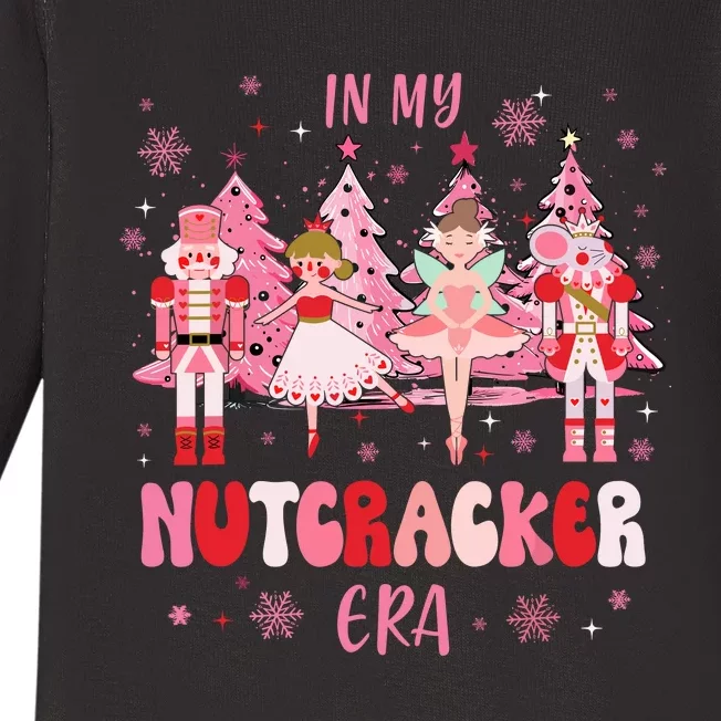 In My Nutcracker Era Christmas Nutcracker Ballet Festive Baby Long Sleeve Bodysuit