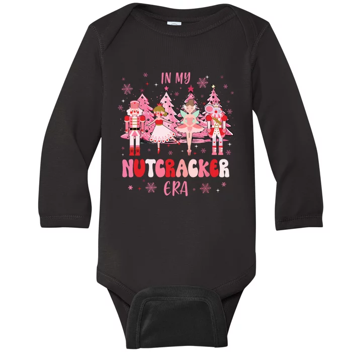 In My Nutcracker Era Christmas Nutcracker Ballet Festive Baby Long Sleeve Bodysuit