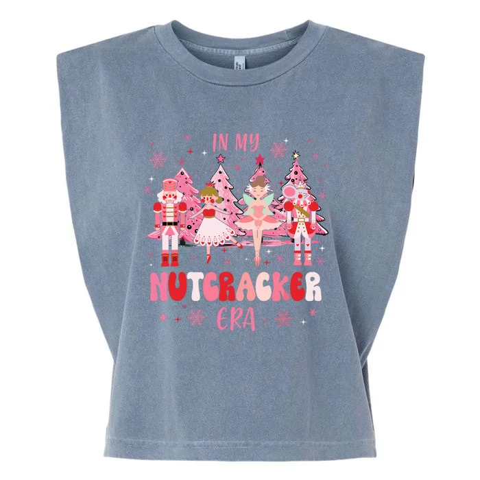 In My Nutcracker Era Christmas Nutcracker Ballet Festive Garment-Dyed Women's Muscle Tee