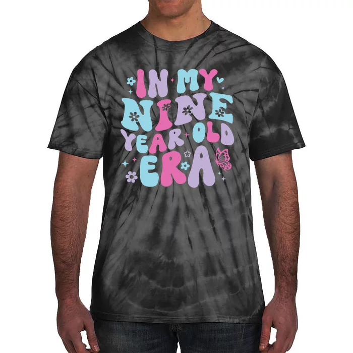 In My Nine Year Old Era Girl Boy 9th Birthday 9 Year Old Tie-Dye T-Shirt