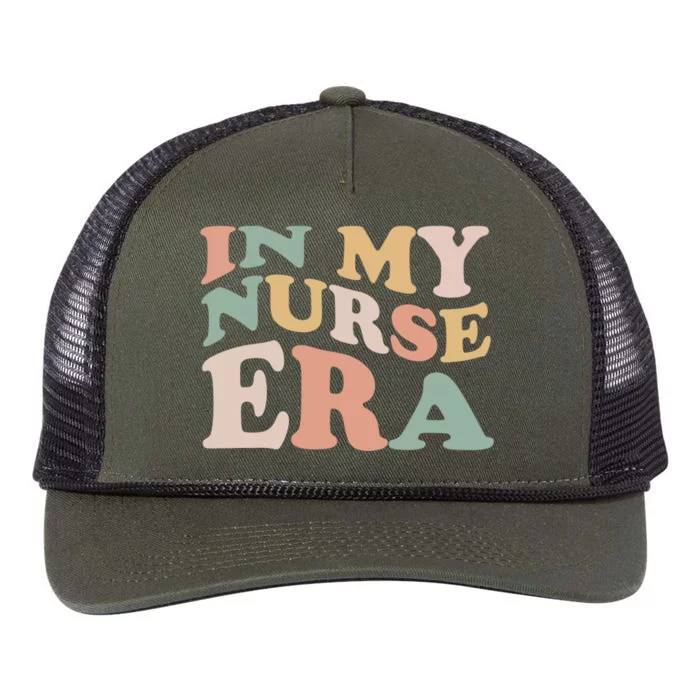 In My Nurse Era Gift For Nurse Retro Rope Trucker Hat Cap