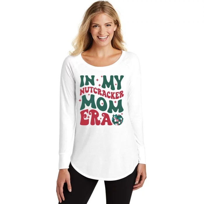 In My Nutcracker Mom Era / Christmas Nutcracker Ballet Festive Women's Perfect Tri Tunic Long Sleeve Shirt