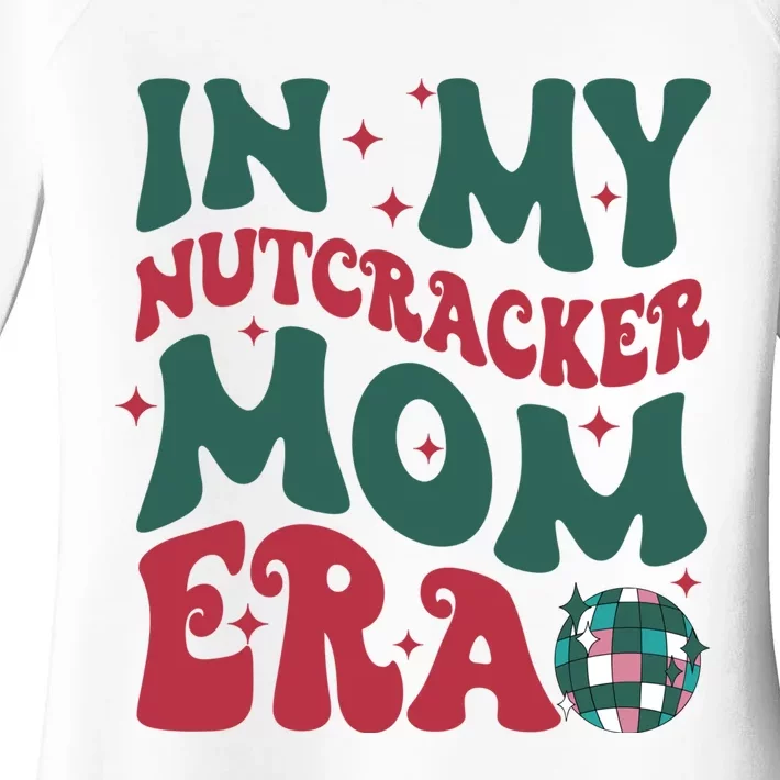 In My Nutcracker Mom Era / Christmas Nutcracker Ballet Festive Women's Perfect Tri Tunic Long Sleeve Shirt