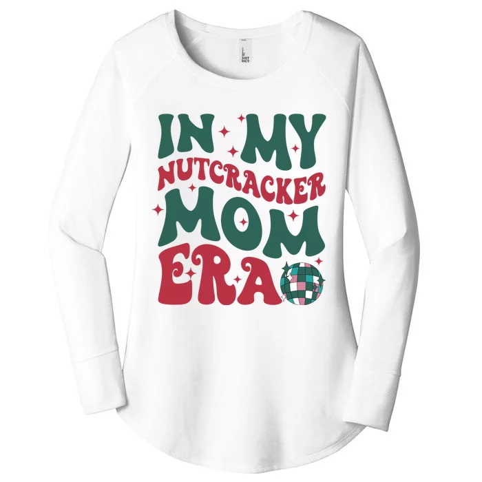 In My Nutcracker Mom Era / Christmas Nutcracker Ballet Festive Women's Perfect Tri Tunic Long Sleeve Shirt