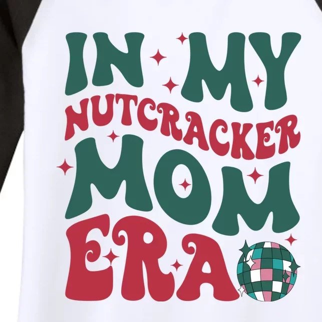 In My Nutcracker Mom Era / Christmas Nutcracker Ballet Festive Women's Tri-Blend 3/4-Sleeve Raglan Shirt