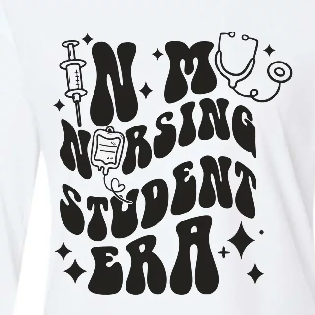 In My Nursing Student Era Nurse Student Womens Cotton Relaxed Long Sleeve T-Shirt