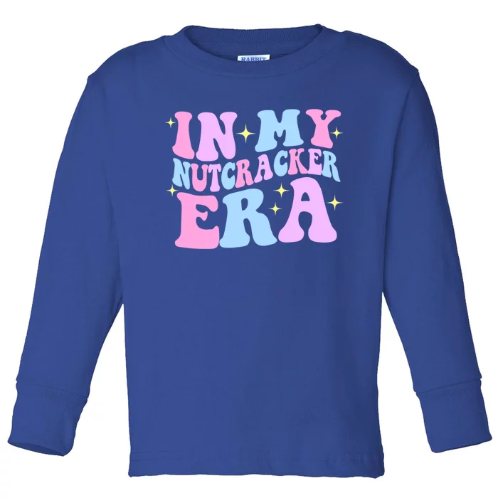 In My Nutcracker Era Pink Christmas Nutcracker Ballet Gift Toddler Long Sleeve Shirt