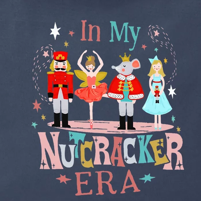 In My Nutcracker Era Christmas Nutcracker Ballet Zip Tote Bag